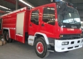 ISUZU 6tonh-h8ton waterf-ffoamf-fdry powder fire truck