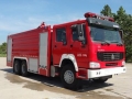 Steyr Rear double axle 12T foam firefighting truck