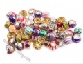 Mixed Color Zincy Alloy Large hole beads with Enamel 006