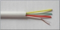 6P4C White 2 Pairs Telephone Cable