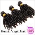 100% Brazilian Virgin Human Hair Weave Kinky Curly Weft