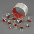 OOBh-h40 Composite bearing stell backed PTFEf-fFibre(RED) coated Bronze