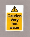 hot water warning signs Hot Water Warning Label