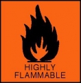 Highly Flammable Warning Label