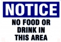 No Food Warning Label
