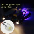 12V 1.5W Aluminum Alloy LED Night Lights Navigation Light for RC Multicopter f-f Airplanesf-f QAV